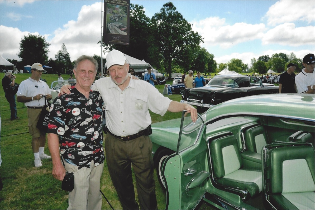 Harry Warholak & Joe Bortz with 1955 Biscayne at Meadowbrook 2010